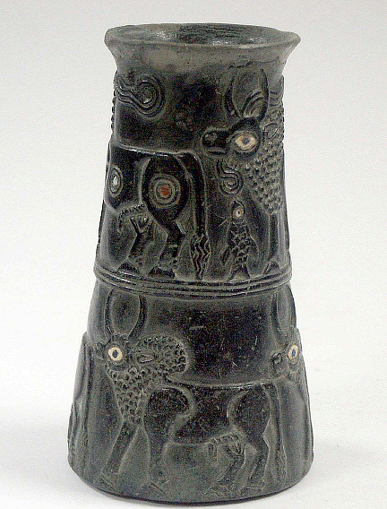 Chlorite vessel, 3rd millennium B.C., Jiroft, Kerman